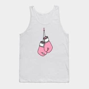 Pink Boxing Gloves Tank Top